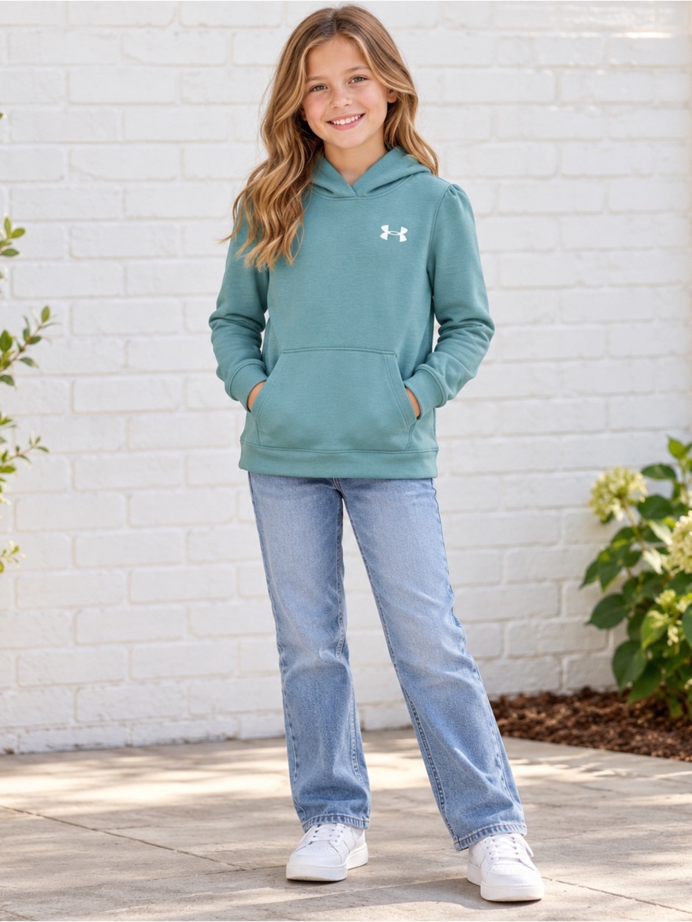 Under Armour Women's Teal Pullover Hoodie
